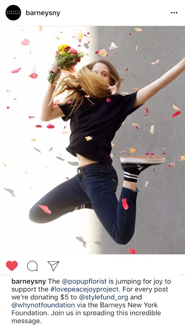 BARNEYS NY Love, Peace, Joy Project