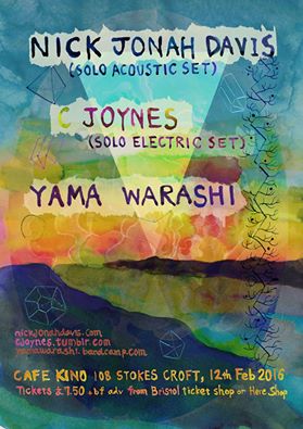 Beatiful gig poster by Yoshino Shigihara.