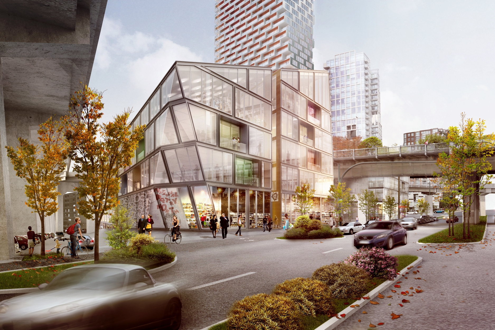 image courtesy of BIG GRANVILLE OFFICES (work done while employee at BIG) Project Manager/Designer: Melissa Bauld Rome Program: Commercial | Retail Size: 110,000 sf | 10,000 m2 Client: Westbank Corporation Location: Vancouver, British Columbia, CA Status: Under construction, estimated completion 2019
