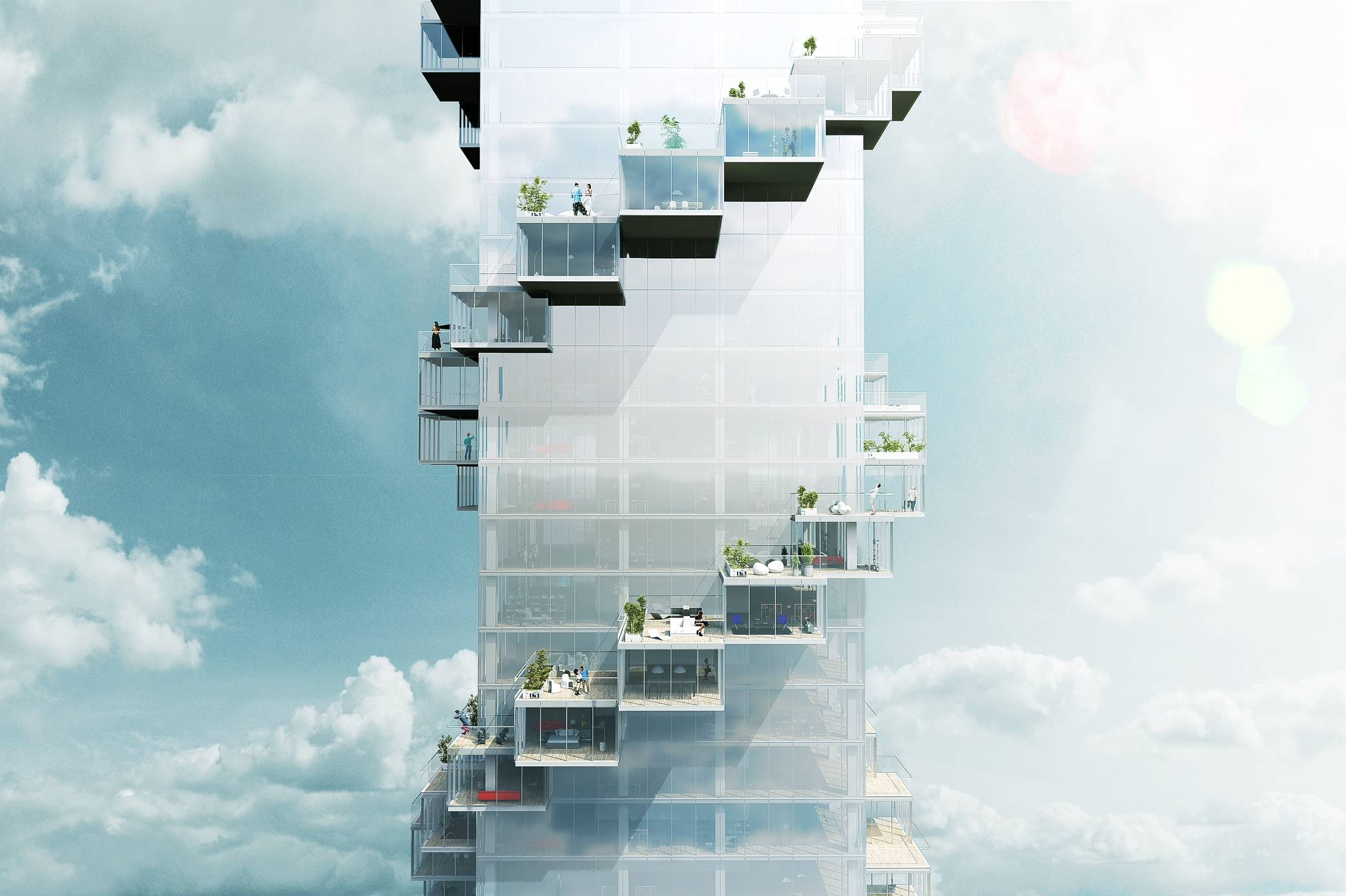 image courtesy of BIG HIGHRISE DNA (work done while employee at BIG) Project Leader: Brian Rousseau Rome Program: High-rise Residential Size: 400,000 sf | 37,000 m2 Client : Private Location: New York, New York, USA Status: Competition