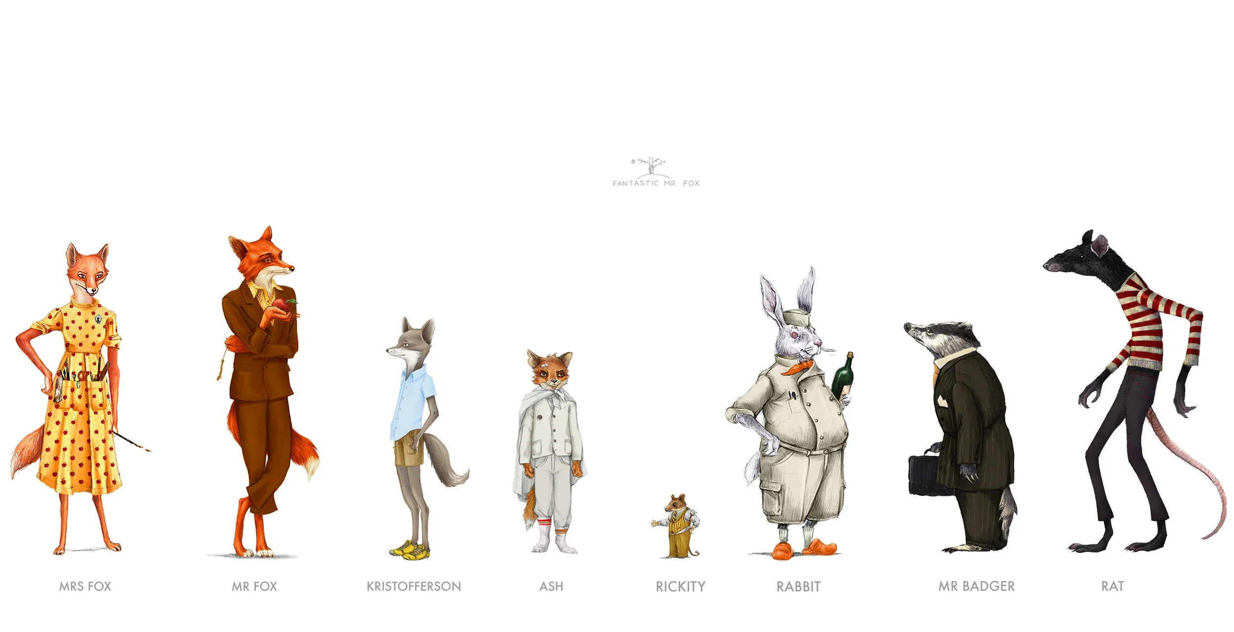 Fantastic Mr Fox Book Illustrations