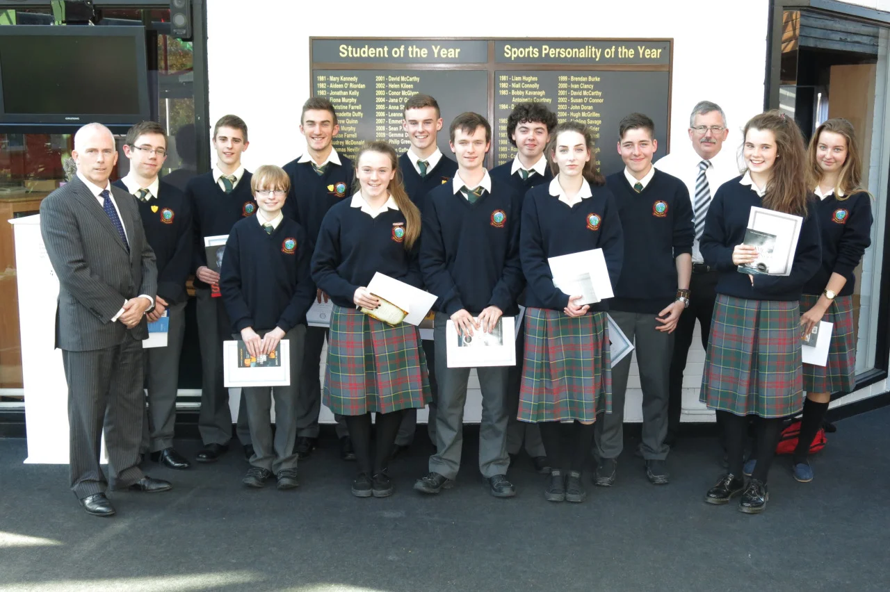 Top Marks!
Each year Colaiste Chiarain presents book vouchers to our highest achieving students in the Junior Certificate Examinations. Each student is presented with their book choice with an accompanying certificate of achievement at a year group assembly. The range of books selected always provides an interesting insight into the reading interest of teenagers.