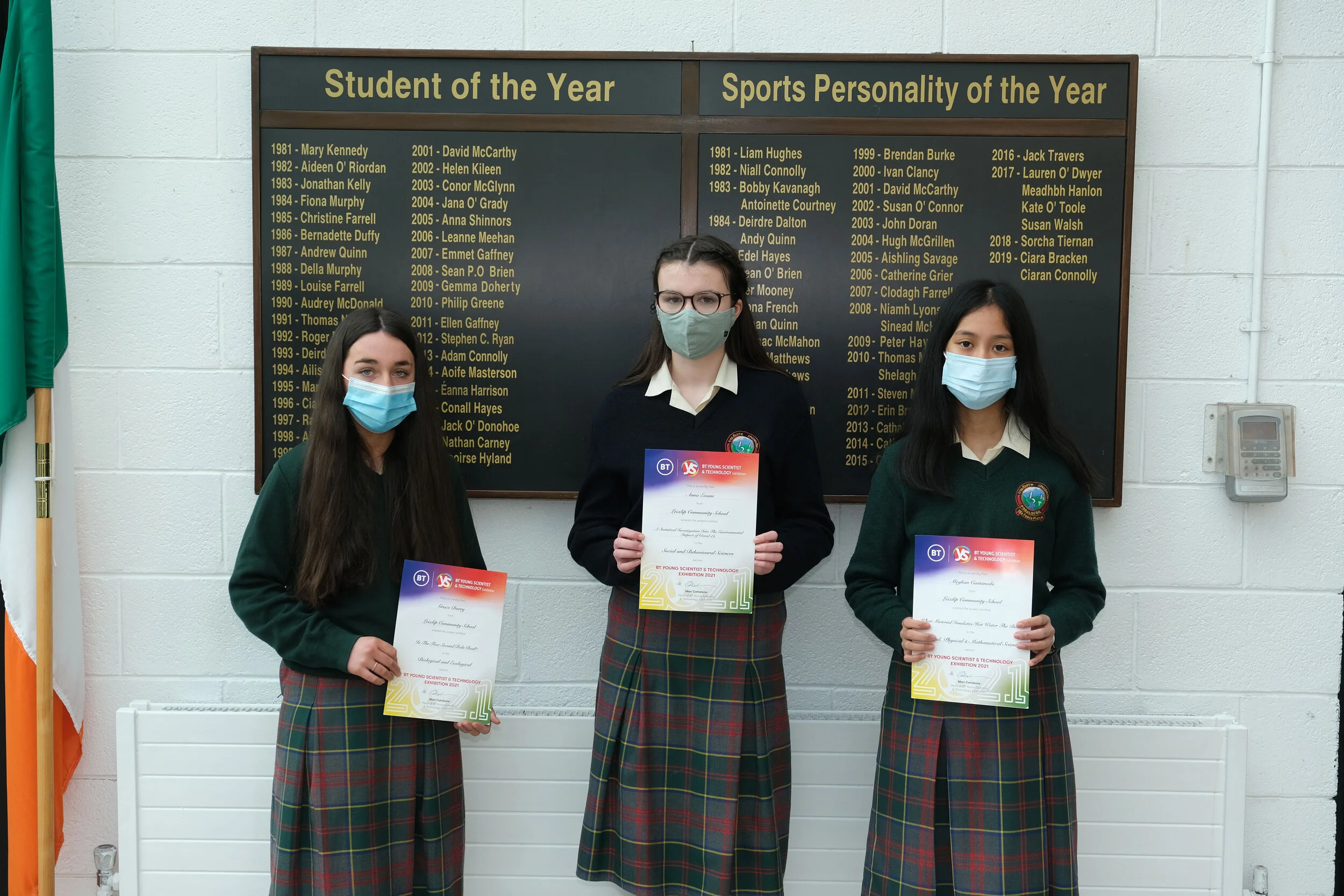 BT Young Scientist & Technology Exhibition 2021 — Coláiste Chiaráin