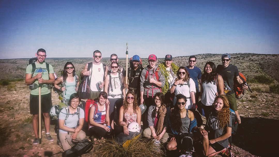 The ClimbFit crew on an outing.