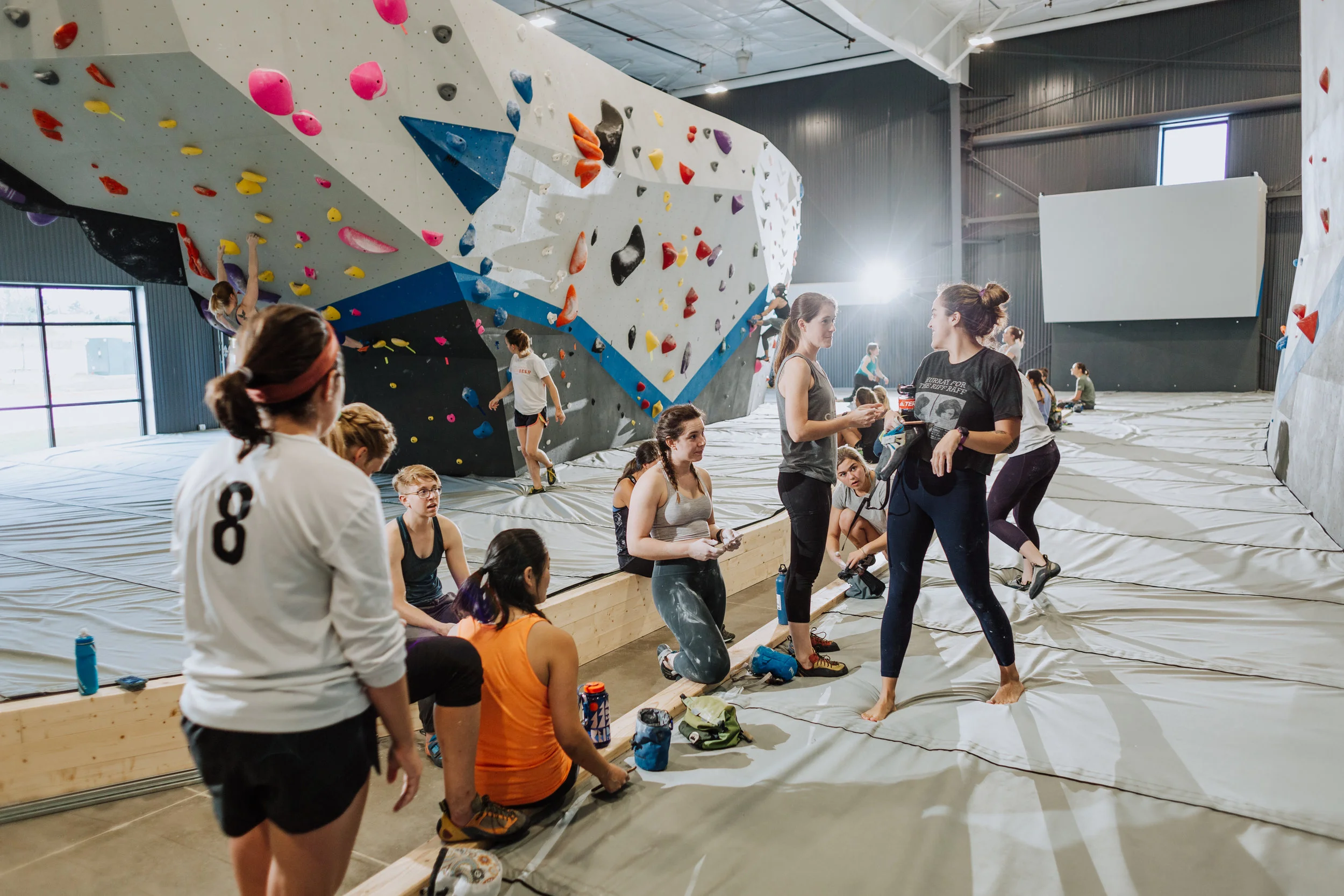Lady Crushers League COME CLIMB WITH AMAZING LADY CLIMBERS AT OUR WOMEN’S ONLY CLIMB-TIME ON SUNDAY MORNINGS! Join Us!