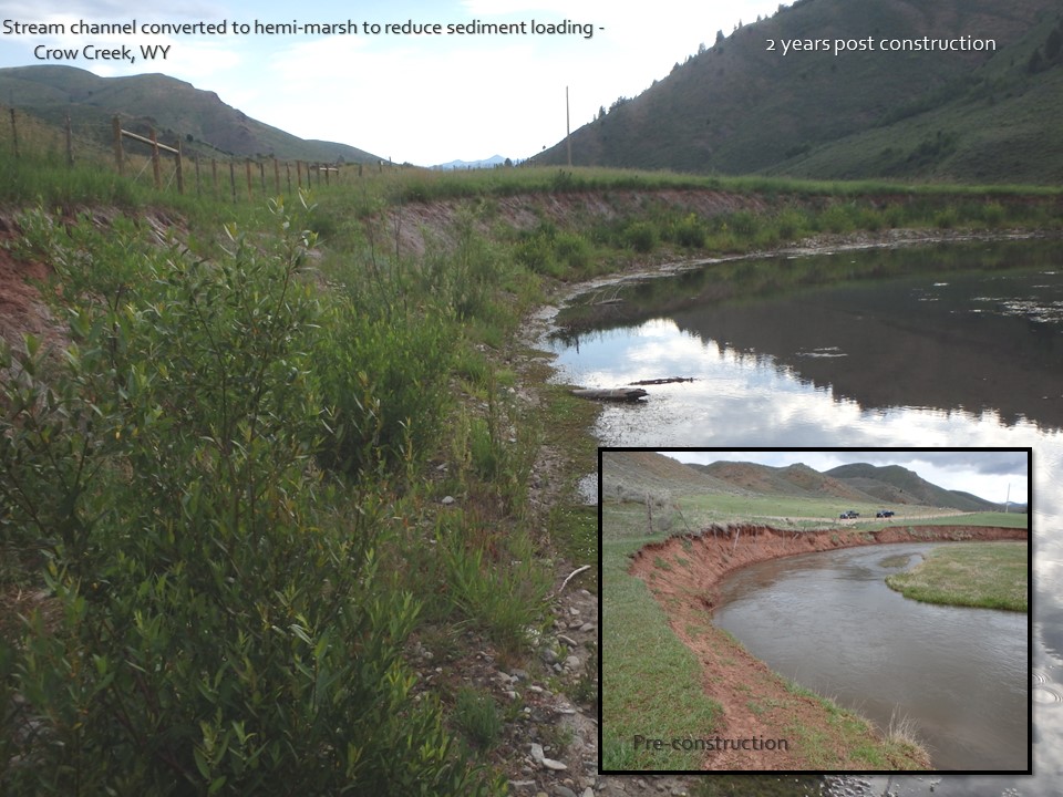 environmental consulting work before and after crow creek wyoming