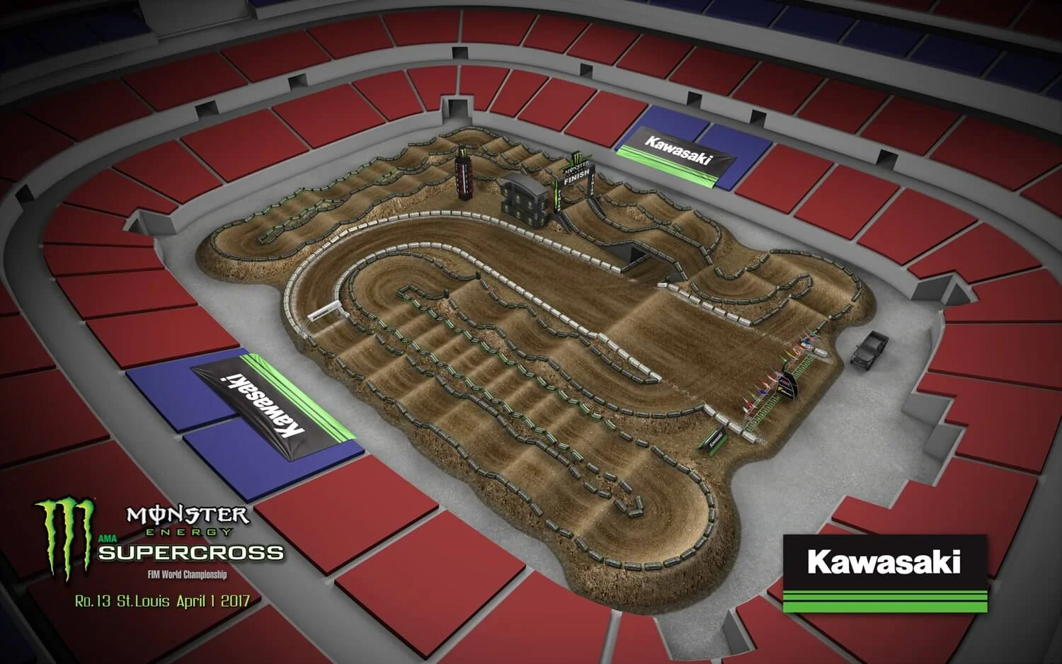 Monster Energy Supercross Race - The Dome At America's Center — Team Microbilt Prbc