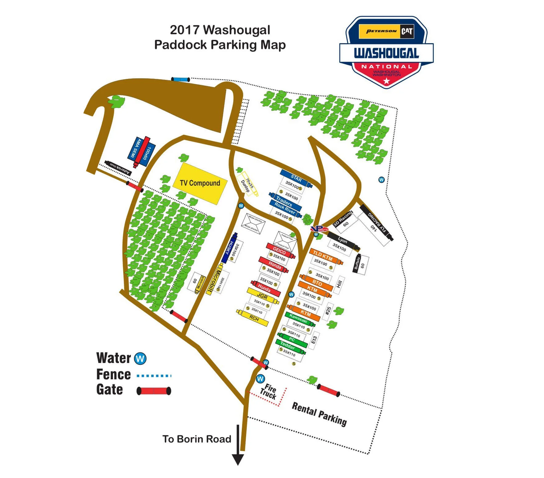 Paddock Parking -Click image to enlarge.