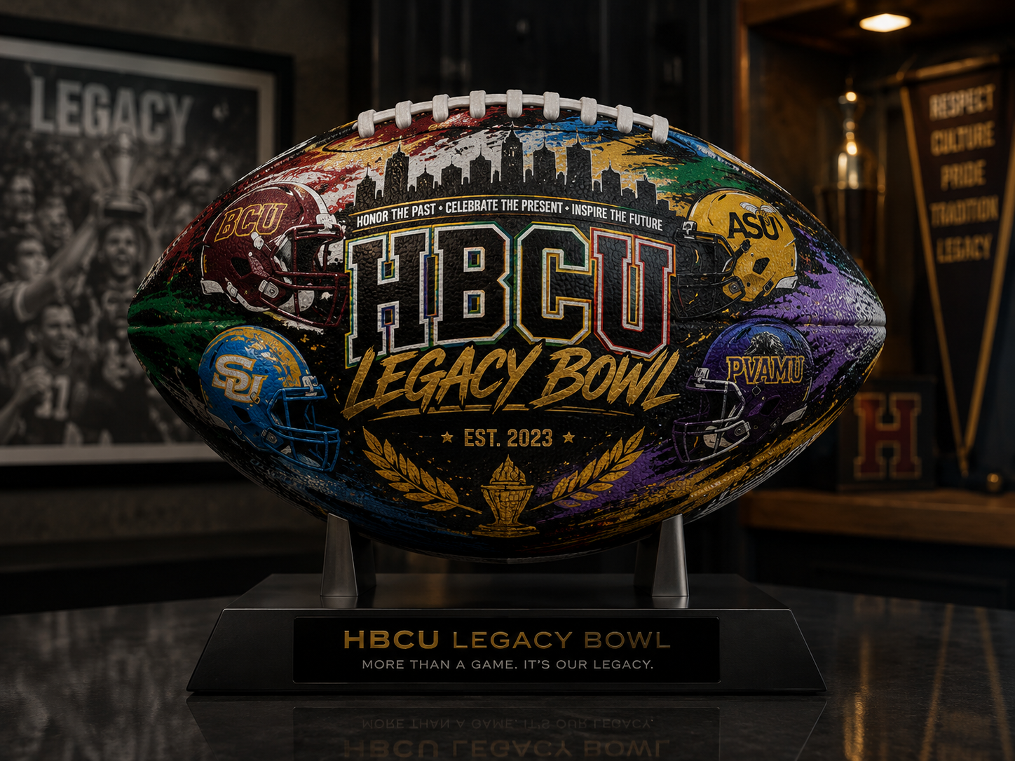 •HBCU Custom Football•