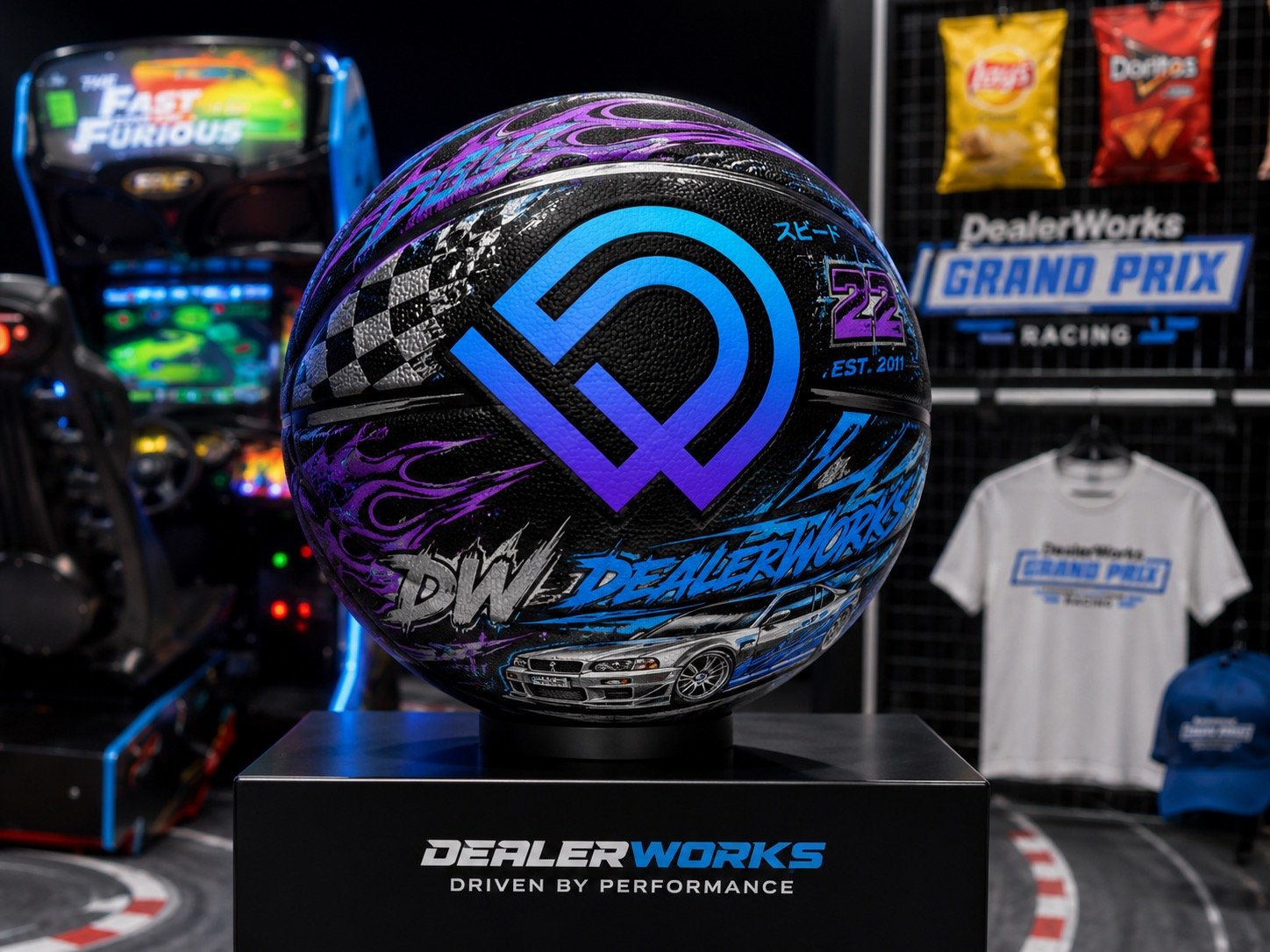 •Custom ‘Fast And Furious’ Basketballs•