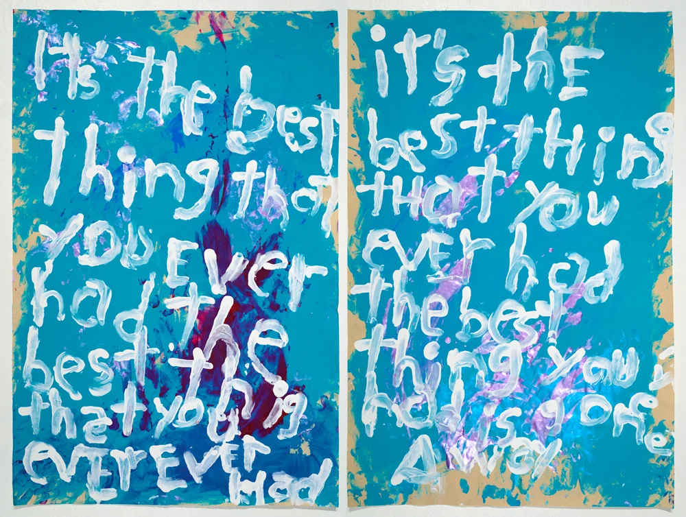 High and Dryacrylic on paper87 x 57 cm 