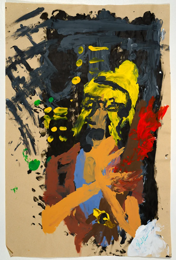 Mr. Arnoldacrylic on paper87 x 57 cm2014 