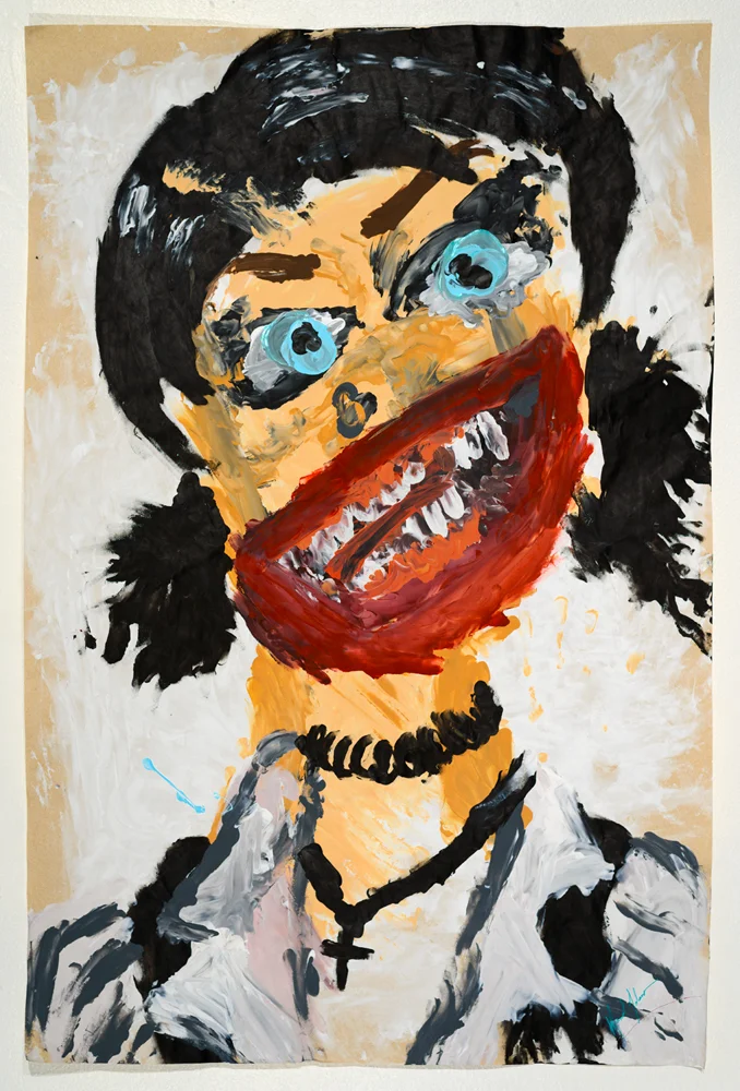 Fairuza 2acrylic on paper87 x 57 cm2014 