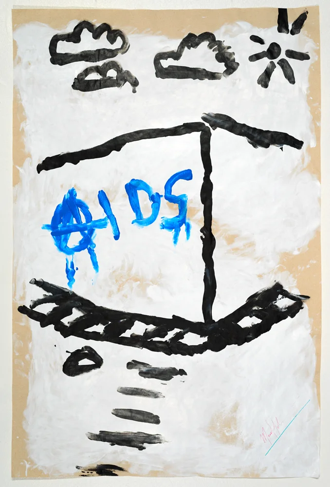 Graffitiacrylic on paper87 x 57 cm2014 