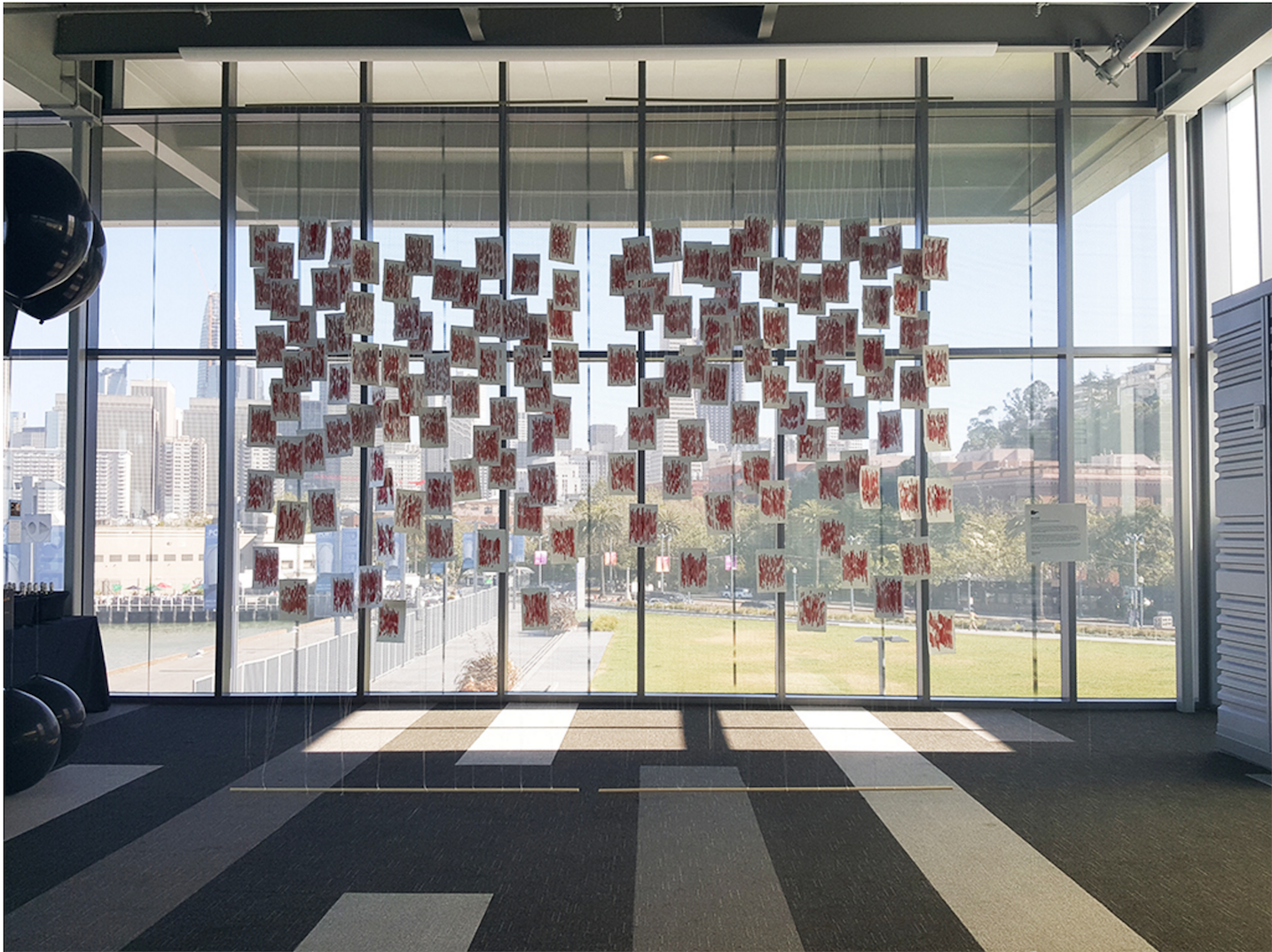 Chloe Bensahel's installation at San Francisco Design Week 2017