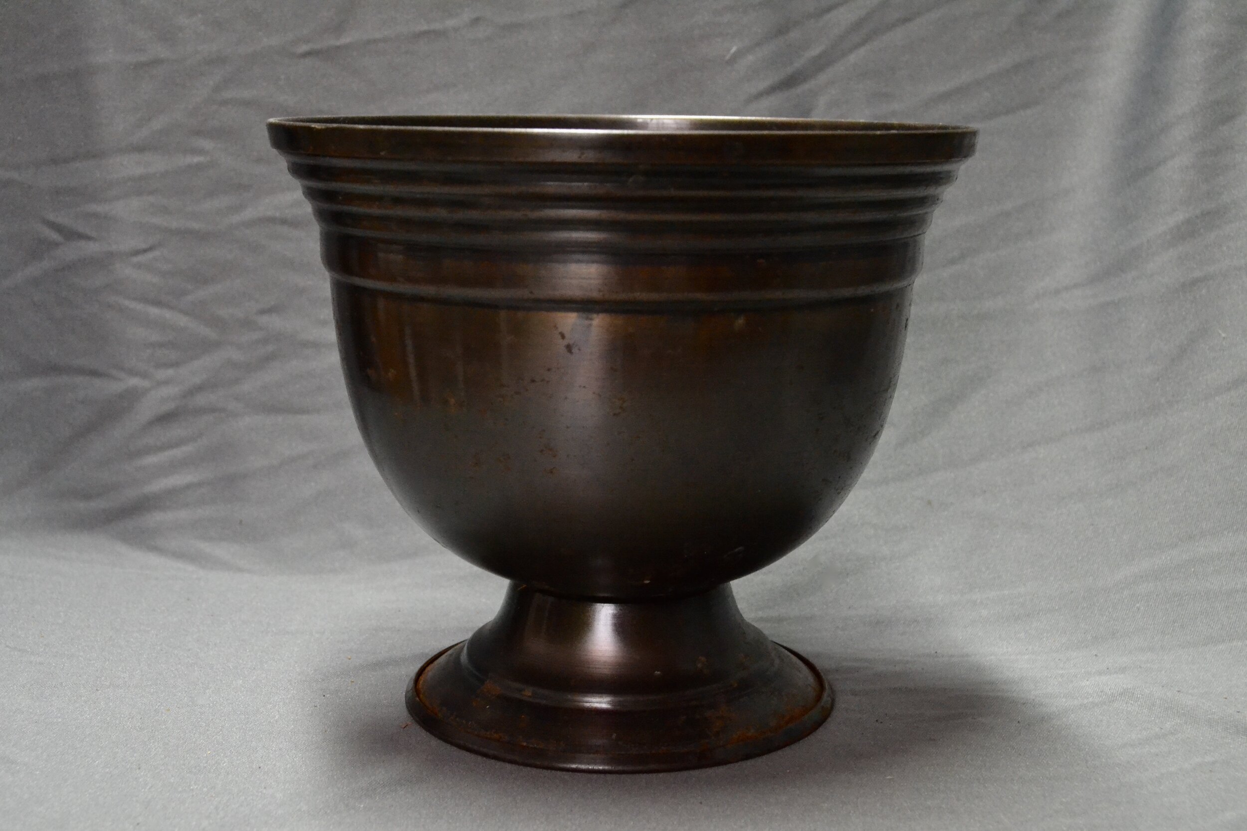 Burnished Bronze Compote 