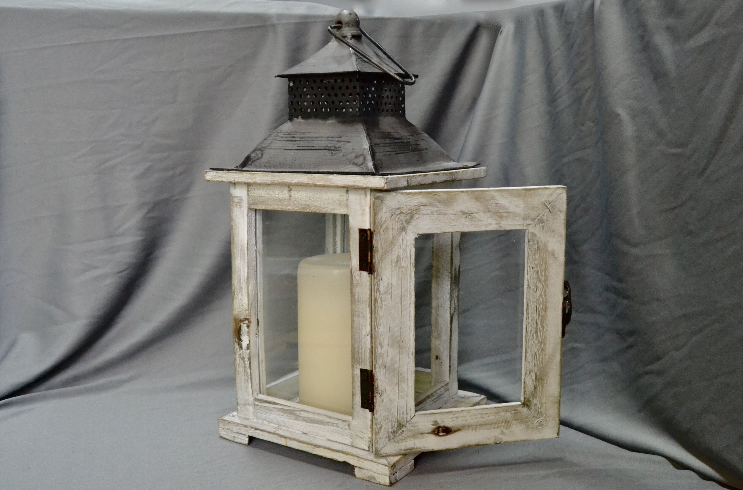 White Wash Lantern