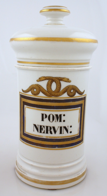 Apoth - French Apothecary Jars Antimonium Diaphoreticum & Pomegranate Nervine.png