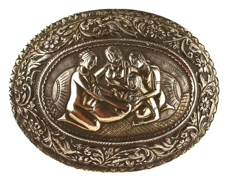 Gyn - Kama Sutra Box 19th C. Tooled Silver.png