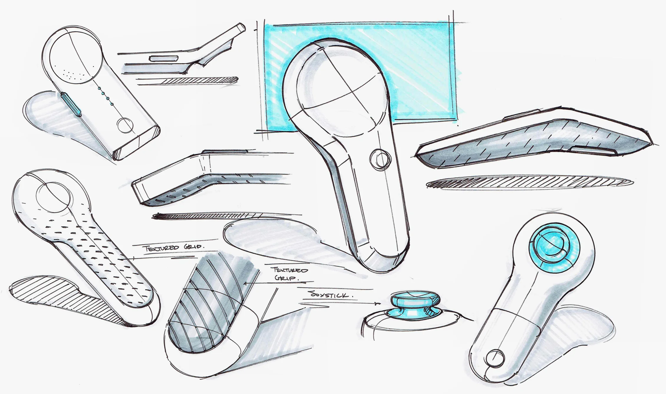 Samsung vr remote concept sketch