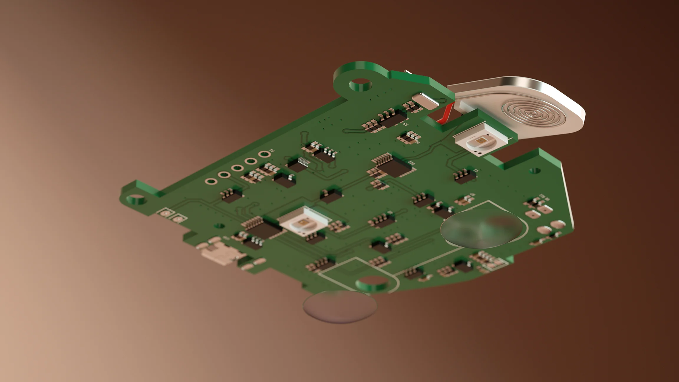 PCB board Octane rendering high definition mechanism acerballcheeseblanket