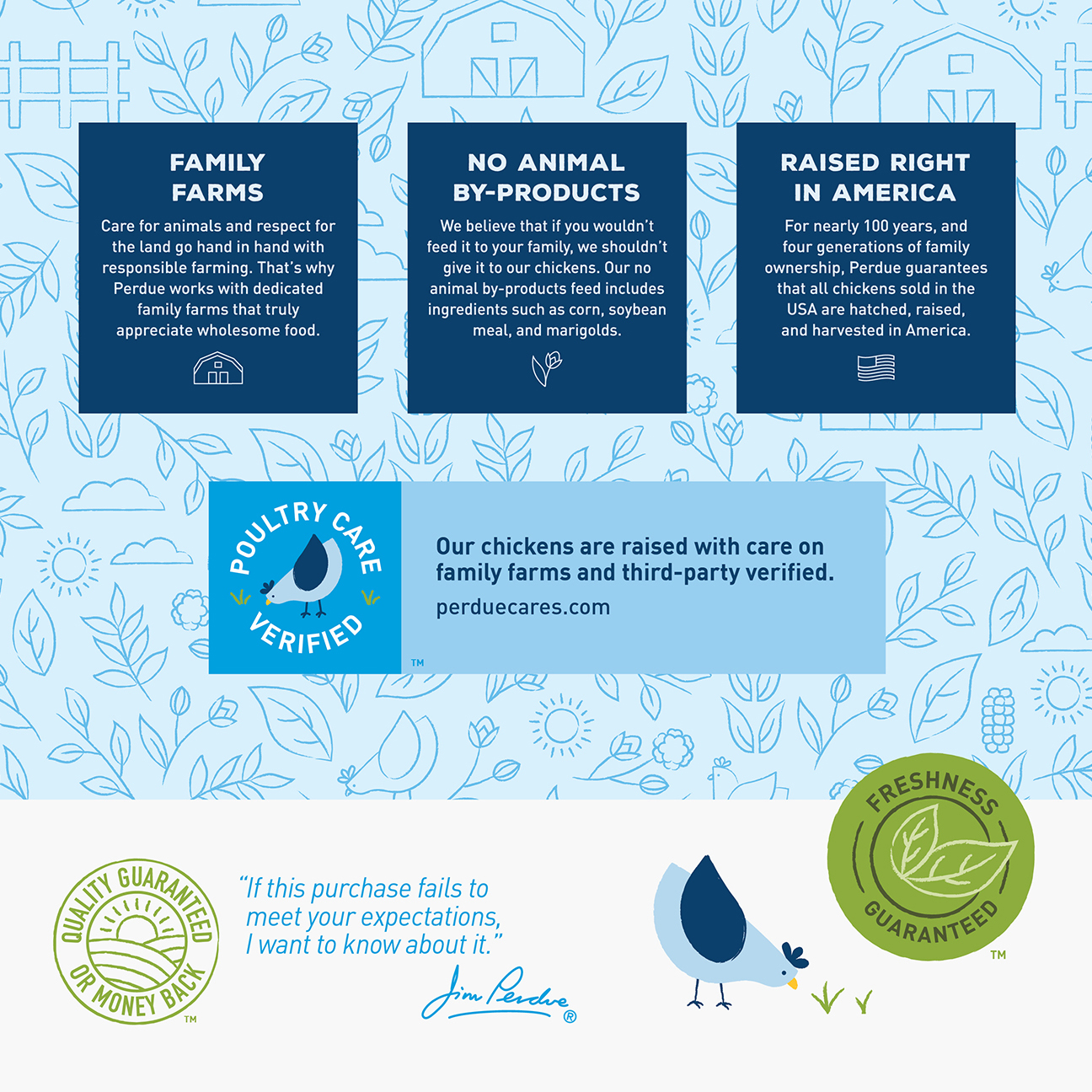 Perdue chicken badges