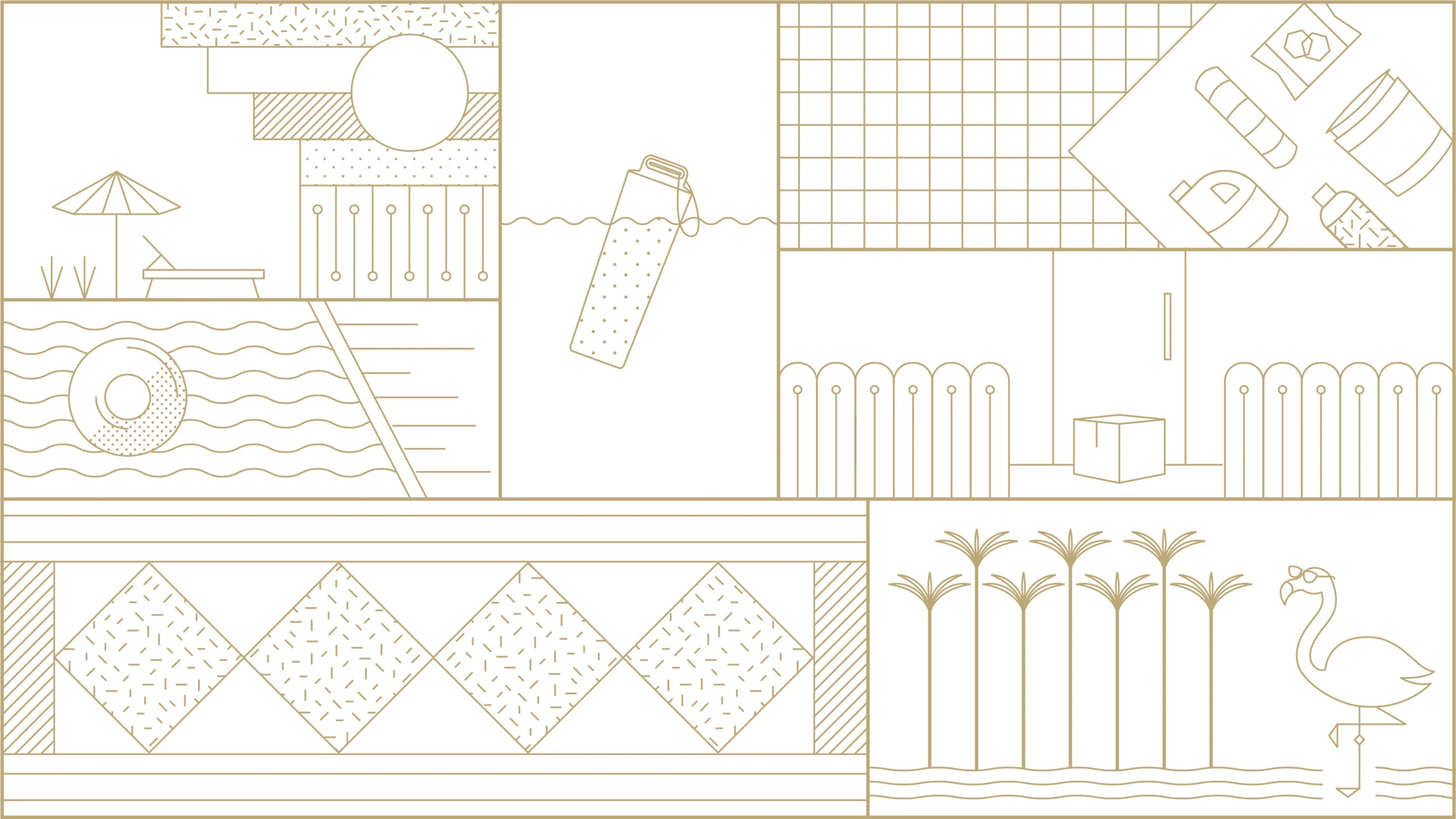 Sutro pool monitor illustration stying