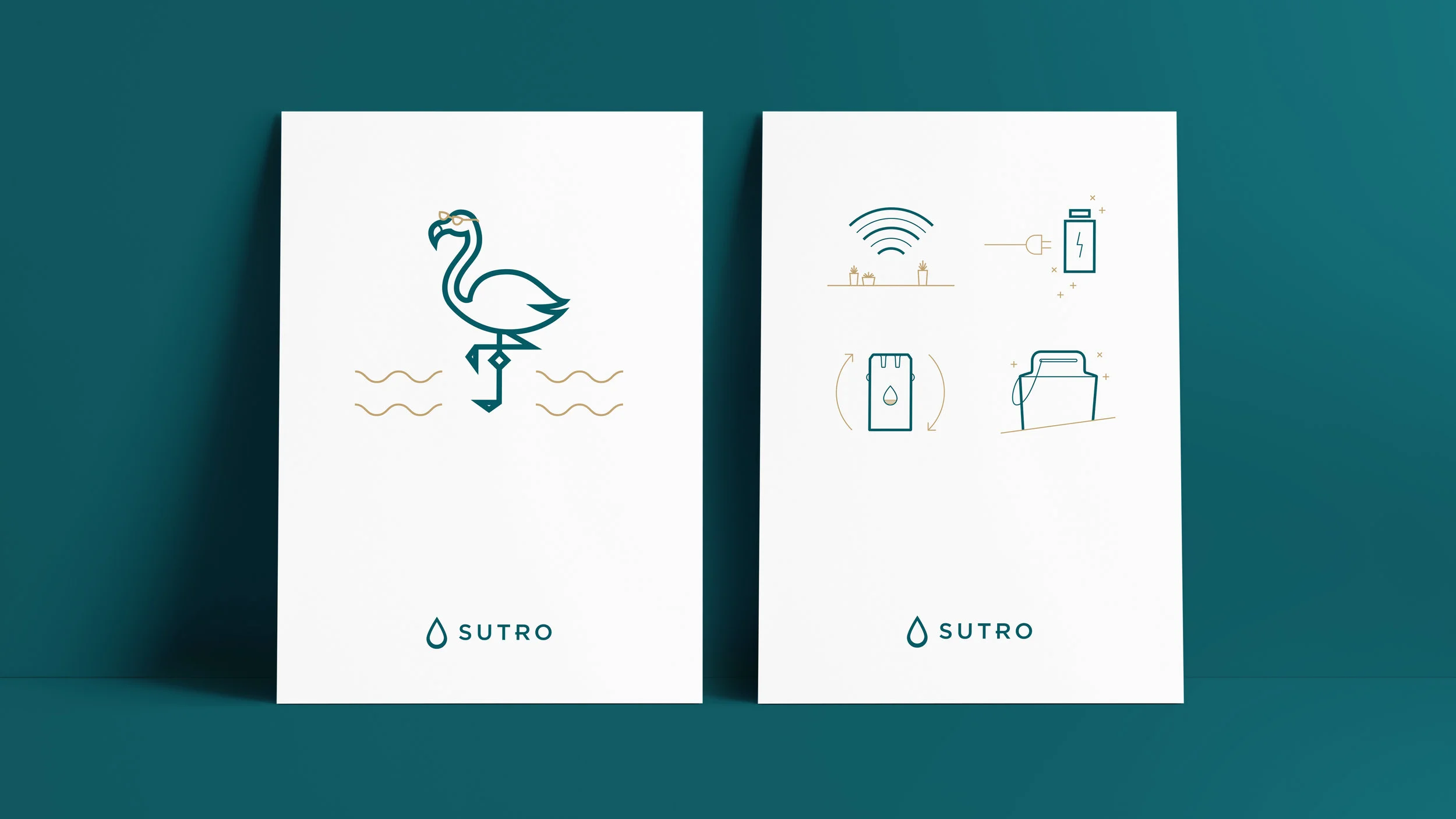 Sutro pool monitor icon stying poster
