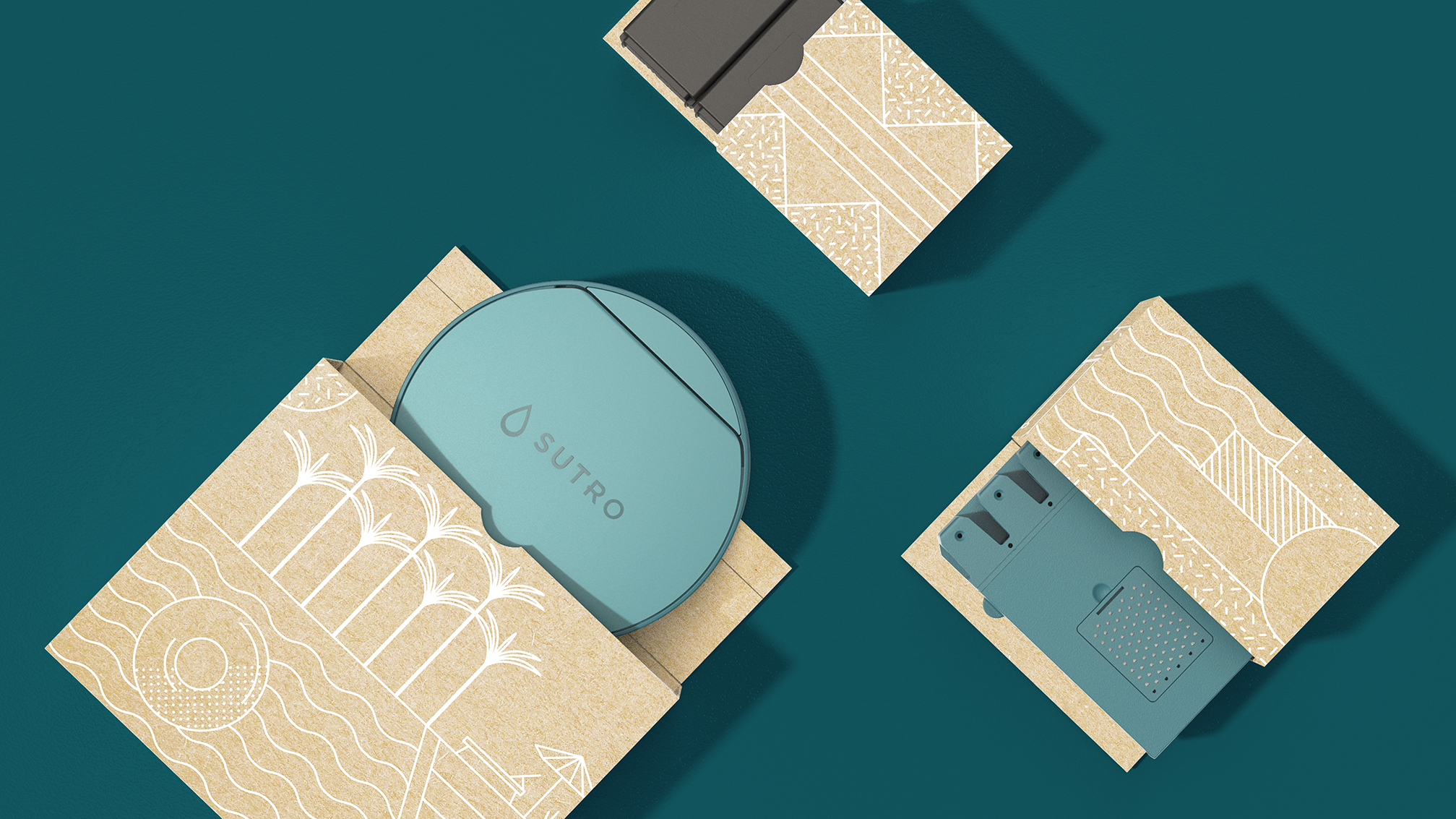 Sutro pool monitor packaging lineup open