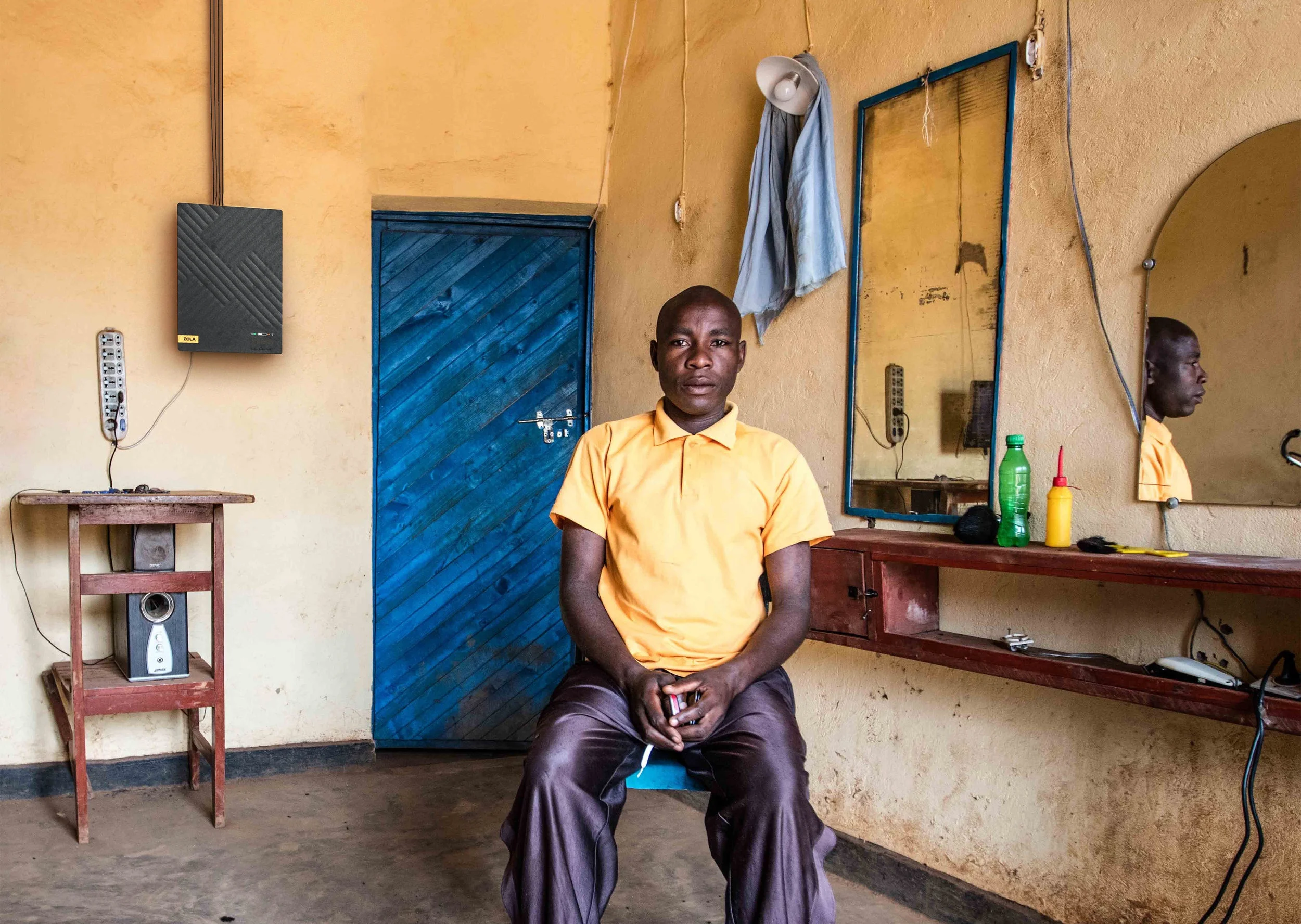 Zola electric hub wall mount barbershop