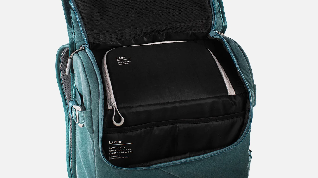 Holdland backpack detail interior