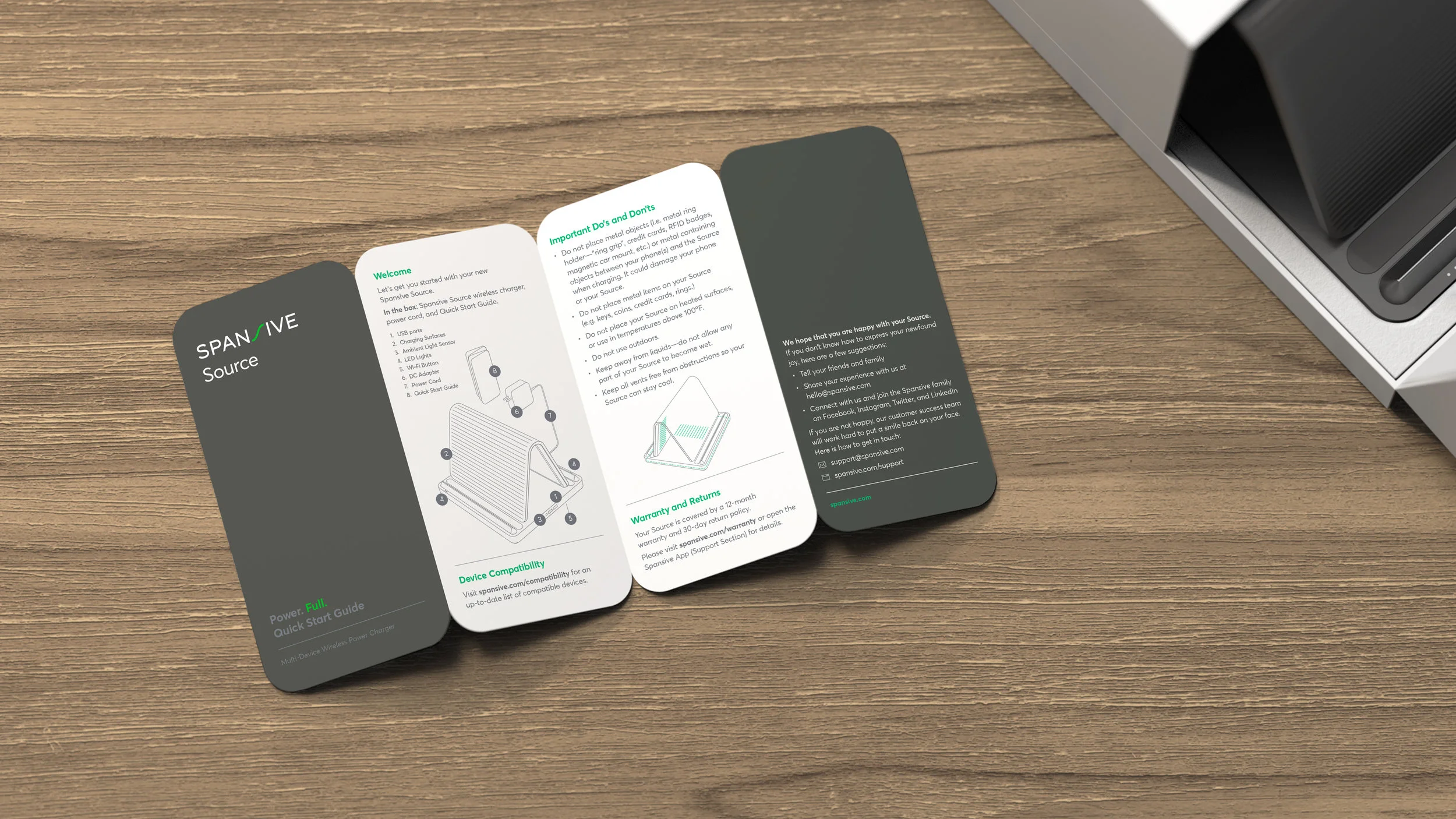 Spansive source charger packaging manual