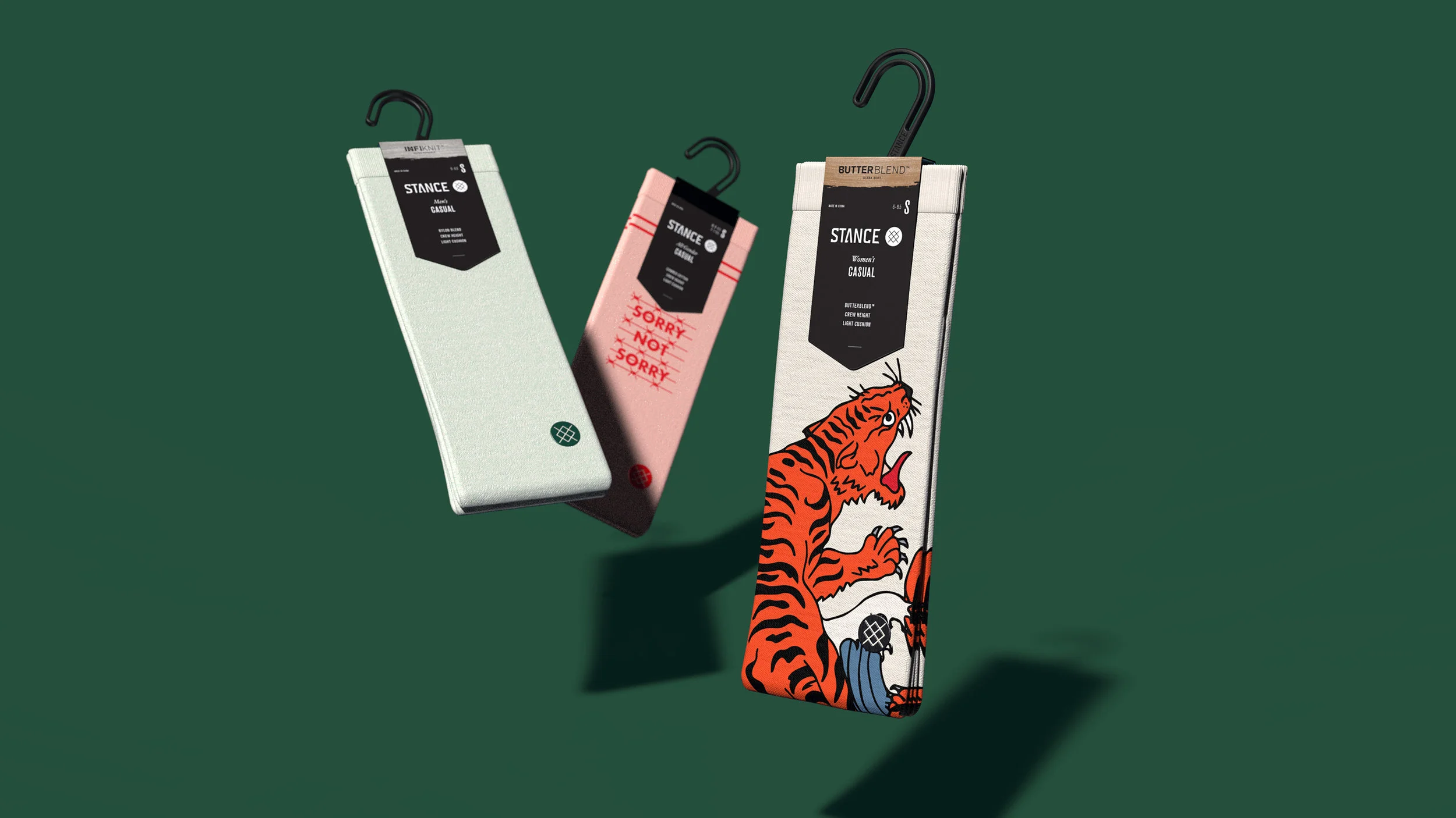 Stance Socks Packaging Set Of Three