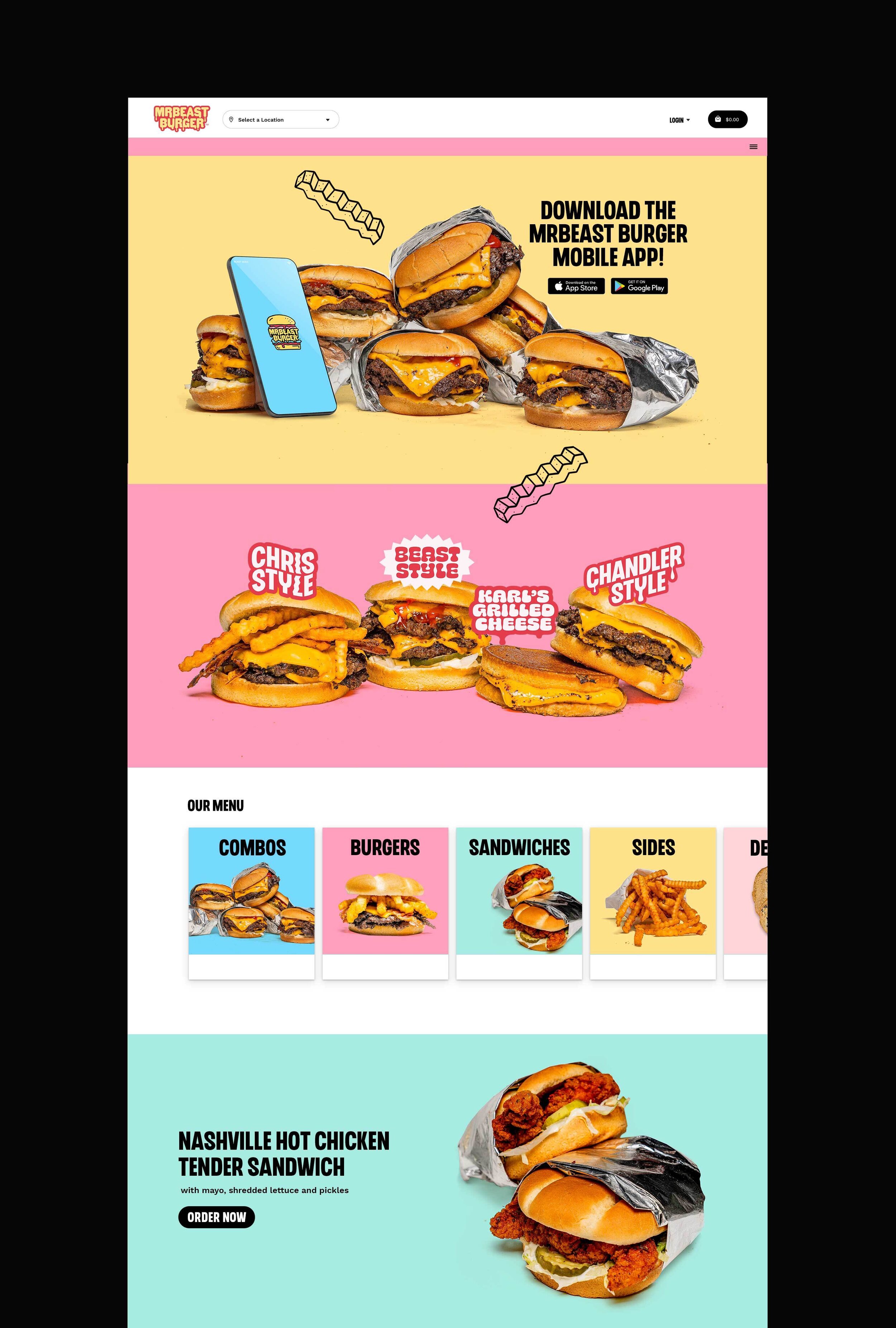 Mr. Beast Burger Branding — Enlisted Design