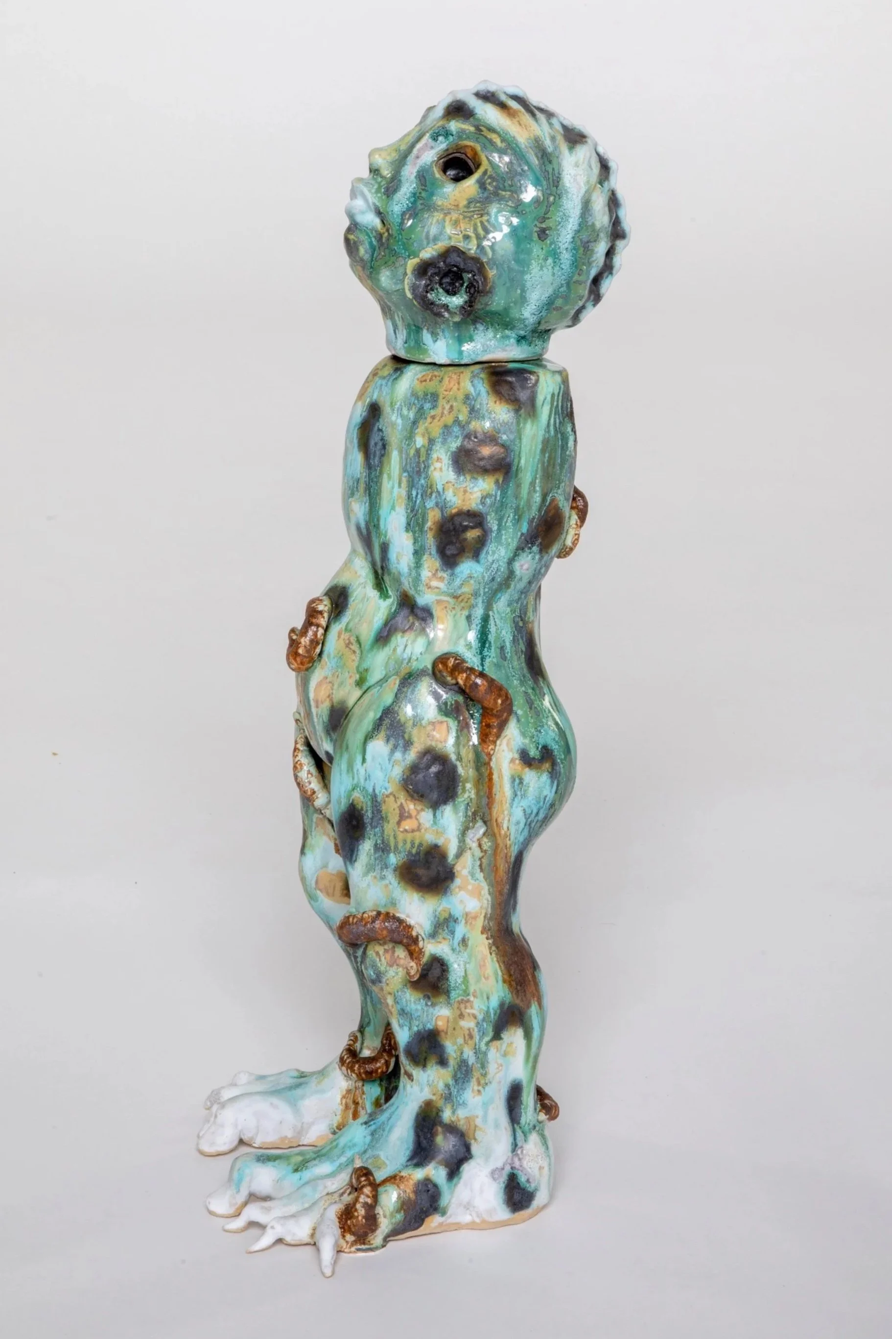 Hirudo, Glazed Stoneware, 2025