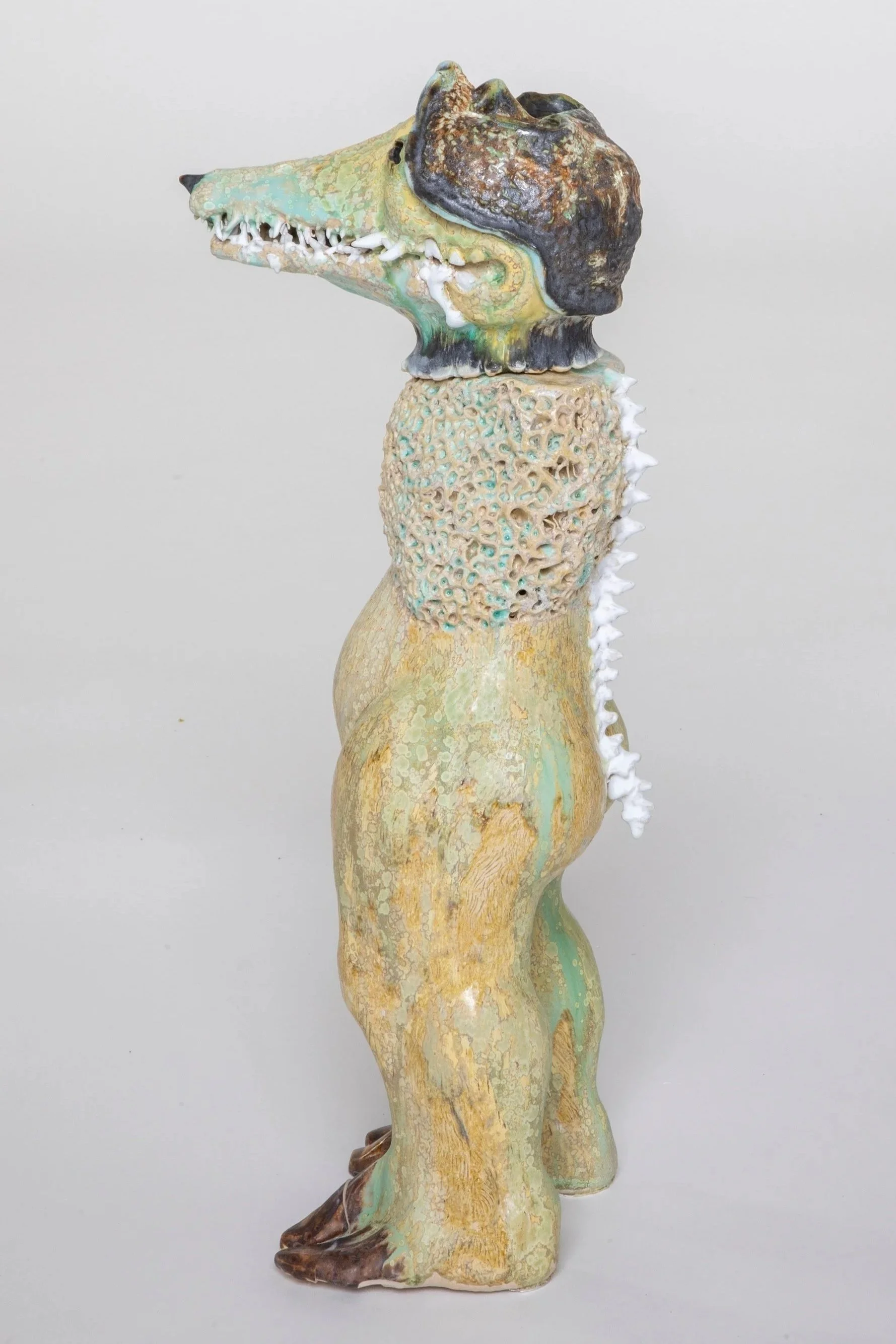 Pauldron, Glazed Stoneware, 2025