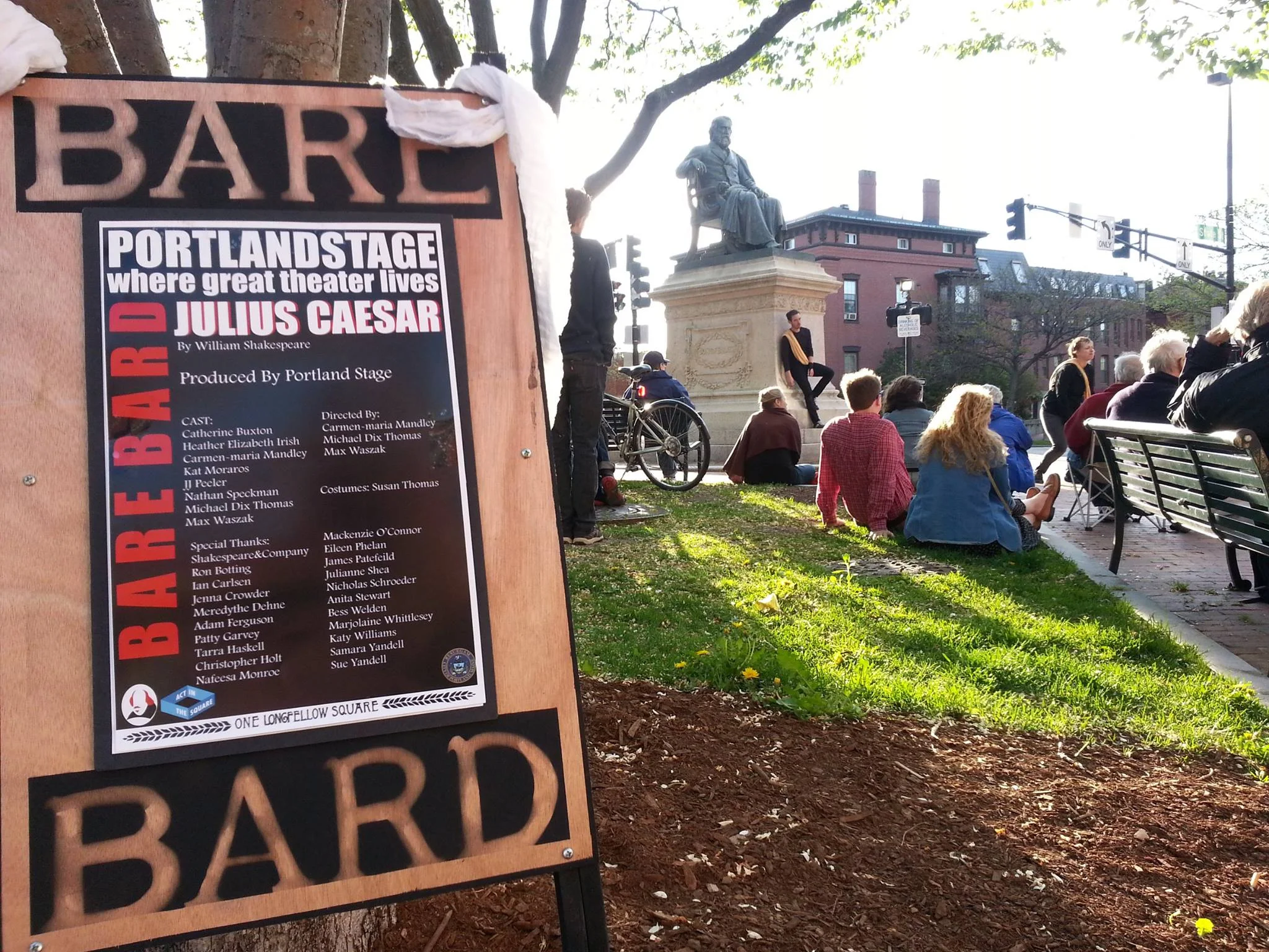 Our first production, Julius Caesar, 2015.