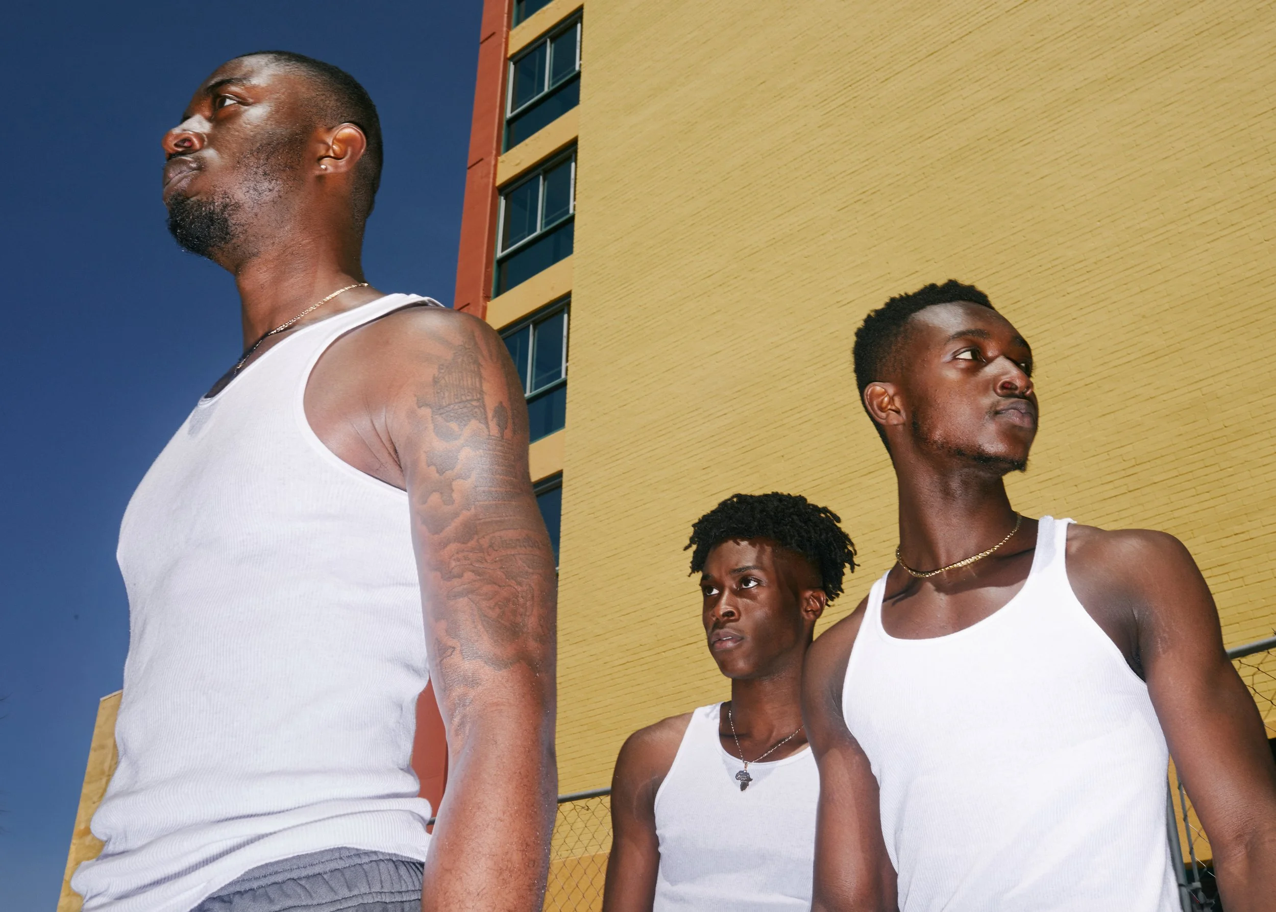 Afrosimbas at Pharrell's "Something in the Water" for GQ