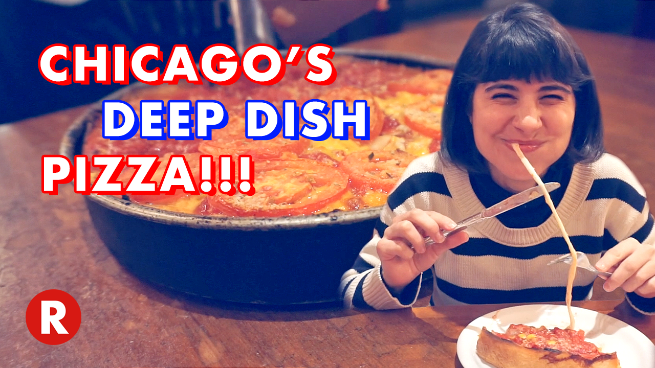 The Best Chicago Deep Dish Pizza?? // Lou Malnati's, Chicago