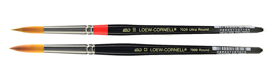 7930-6 Loew-Cornell La Corneille Golden Taklon Flora Brush 6 