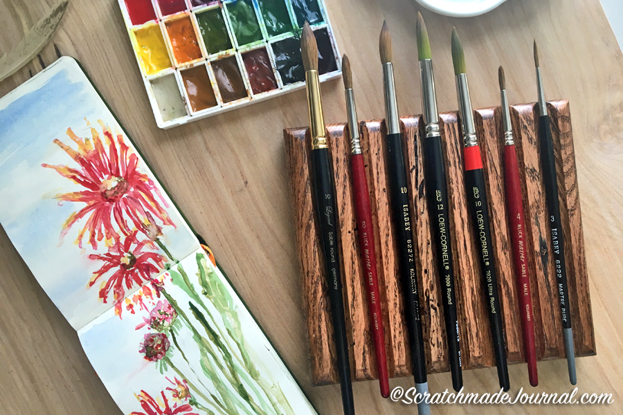 The Best Watercolor Brushes For Beginners Scratchmade Journal