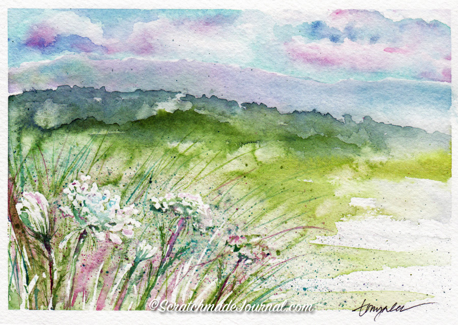 Watercolor Tutorial: Salt Painting — Scratchmade Journal