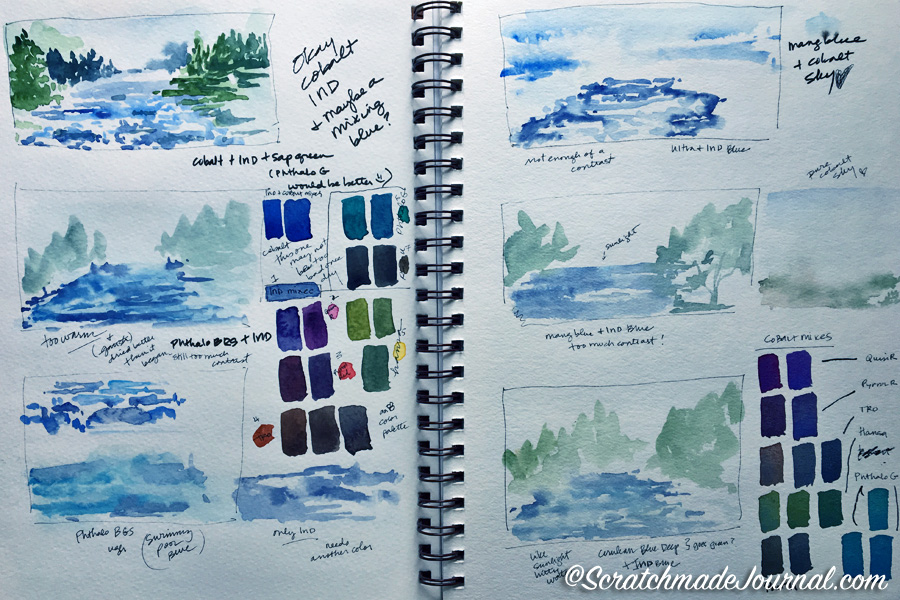 Strathmore Visual Watercolor Journal Review — Scratchmade Journal