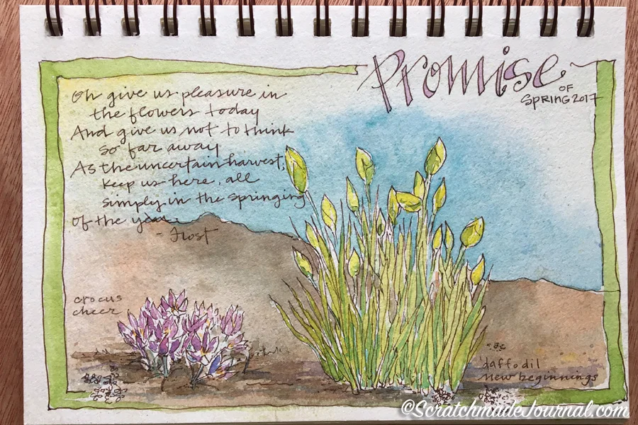 Strathmore Visual Watercolor Journal Review Scratchmade Journal