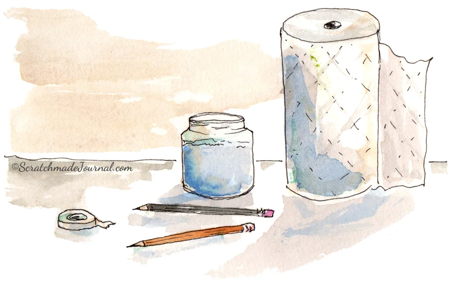 Sketching Watercolor Supplies For 2018 Scratchmade Journal