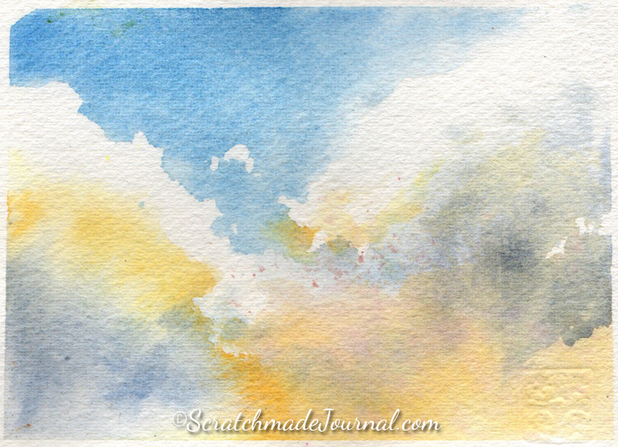 Watercolor Tutorial: How to Paint Skies & Clouds — Scratchmade Journal