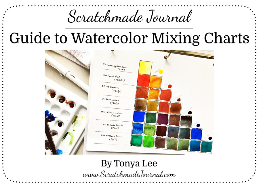 Cover of Mixing Chart Guide ©ScratchmadeJournal.jpg