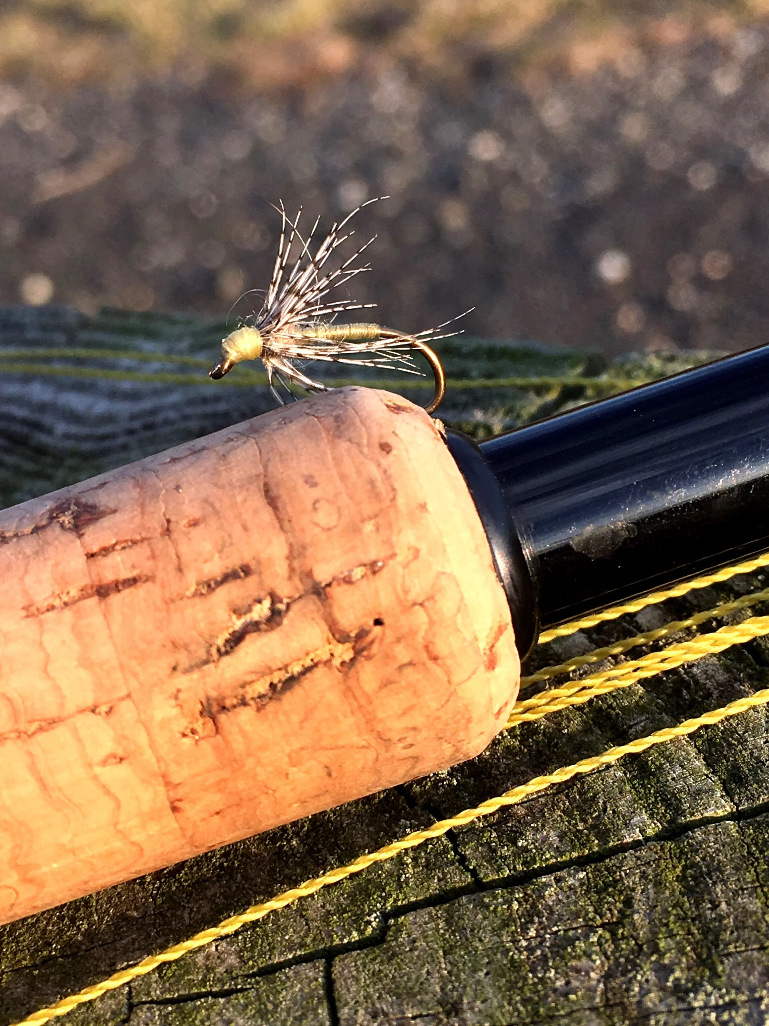 The large head is by design and not the efforts of a novice fly tier.