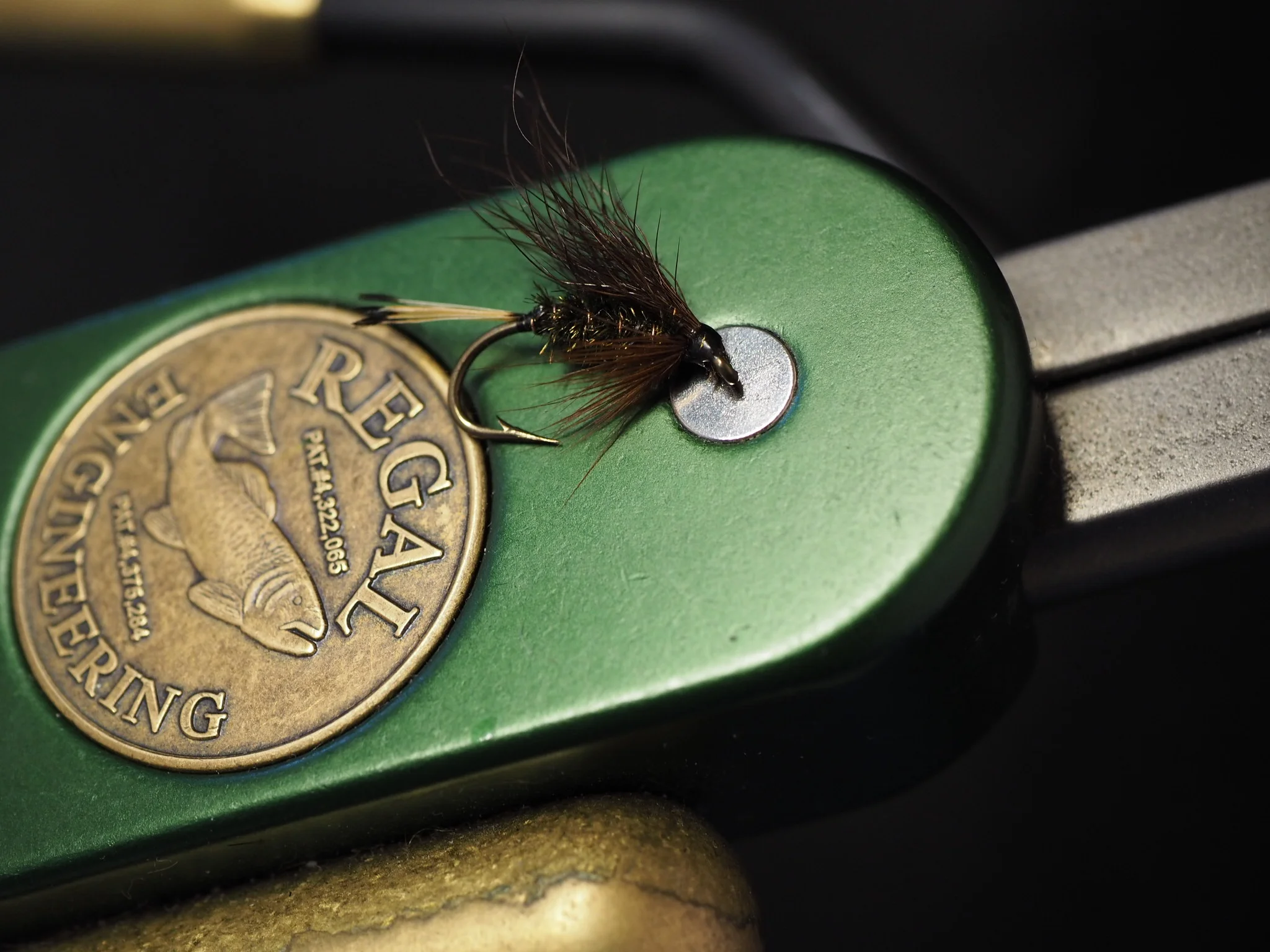 Black wing, peacock herl body, golden pheasant tippet