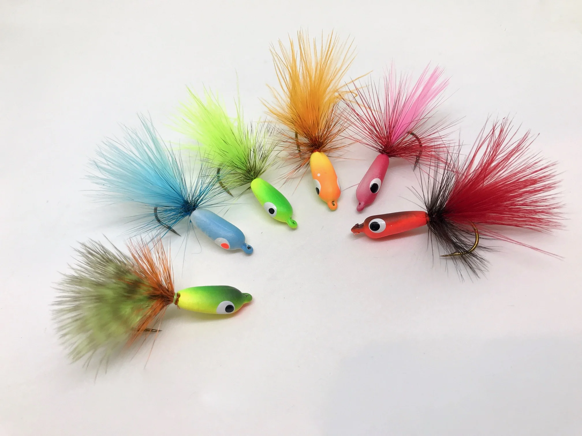 These floating jig heads are available in host of colors.
